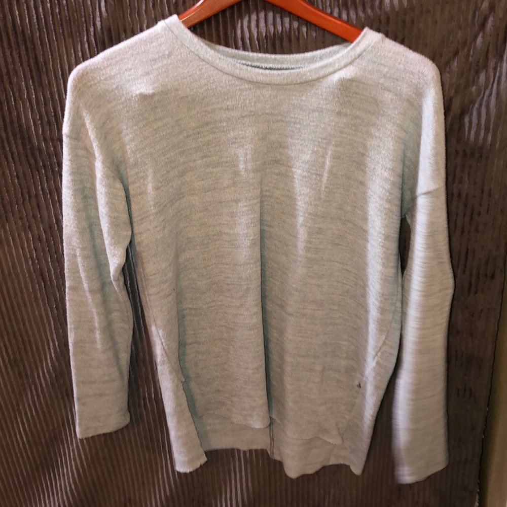 Soft and sexy blue long sleeve